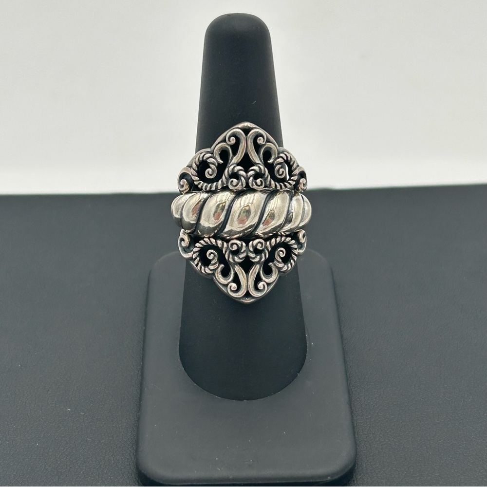 Vintage Sterling Silver Interlocking Ring Set